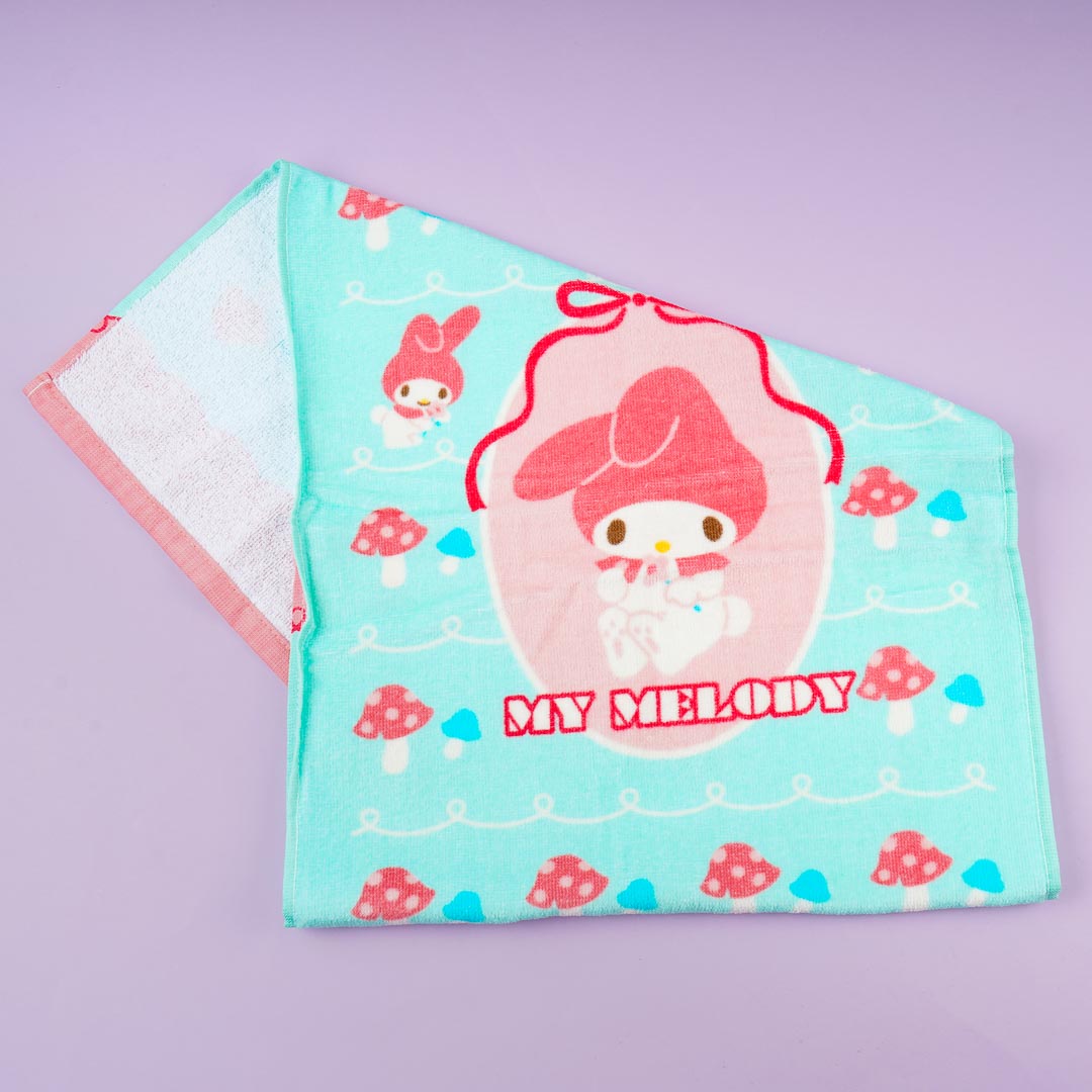 My Melody & Mushrooms Face Towel