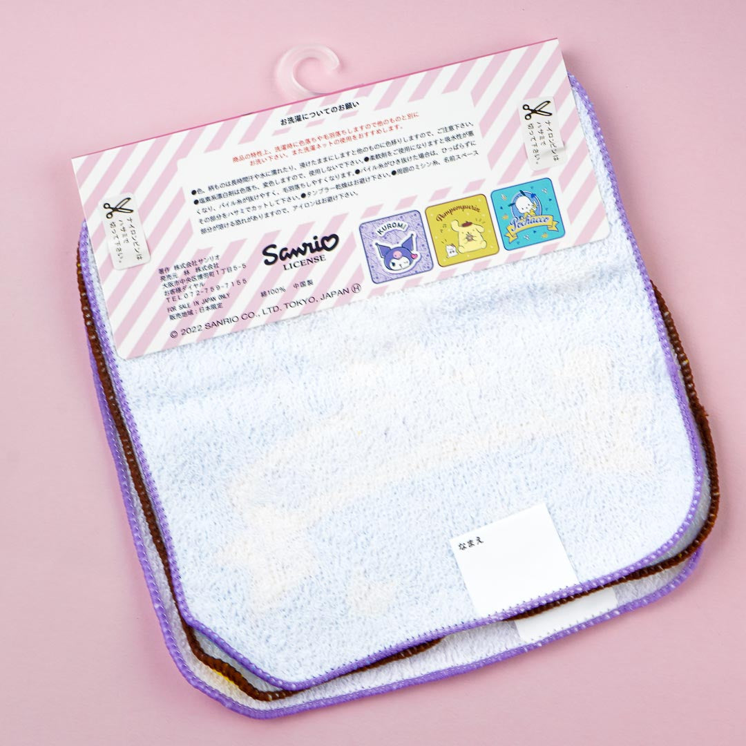 Sanrio Characters Mini Towel Set - 3 pcs