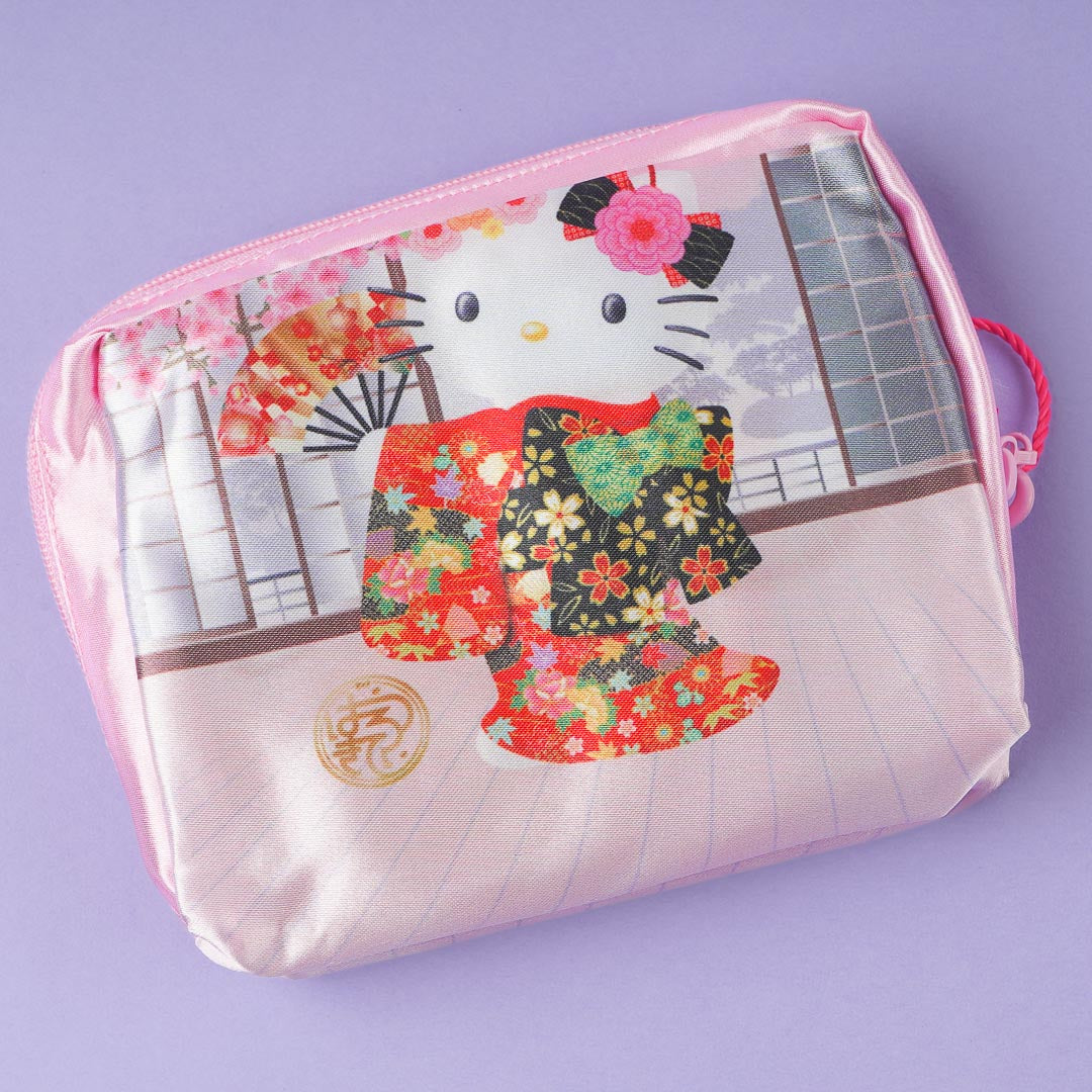 Hello Kitty Red Kimono Eco Bag with Pouch