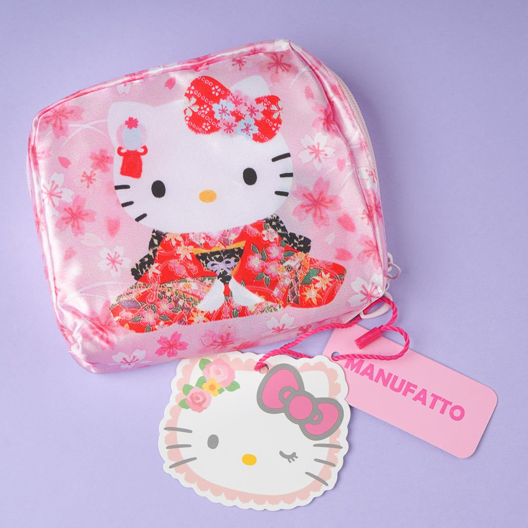 Hello Kitty Sakura Blossoms Eco Bag with Pouch