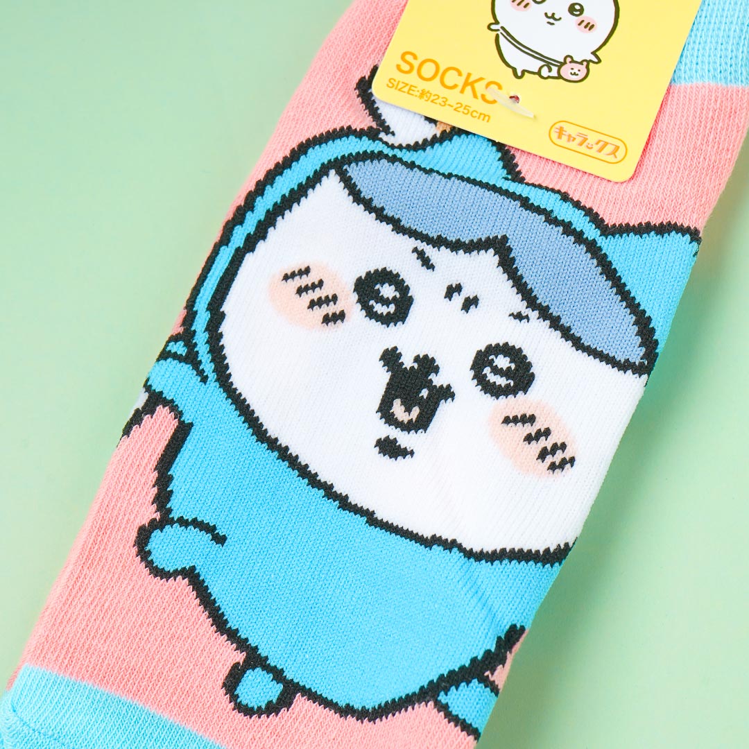 Chiikawa Blushing Hachiware Socks