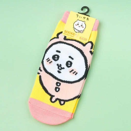 Chiikawa Pink Pajama Ankle Socks