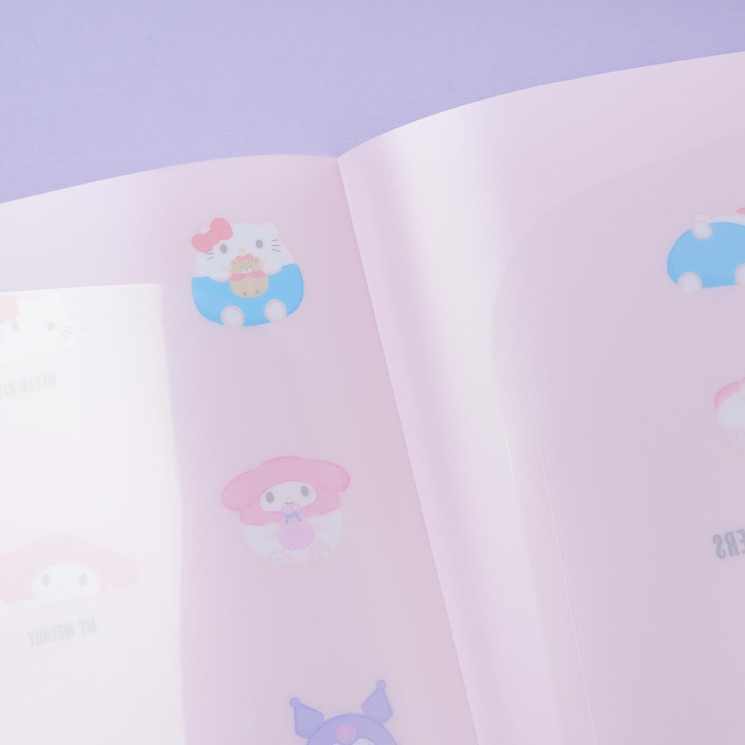 Sanrio Characters Chubby Cuties Die-Cut Clear Index Folder