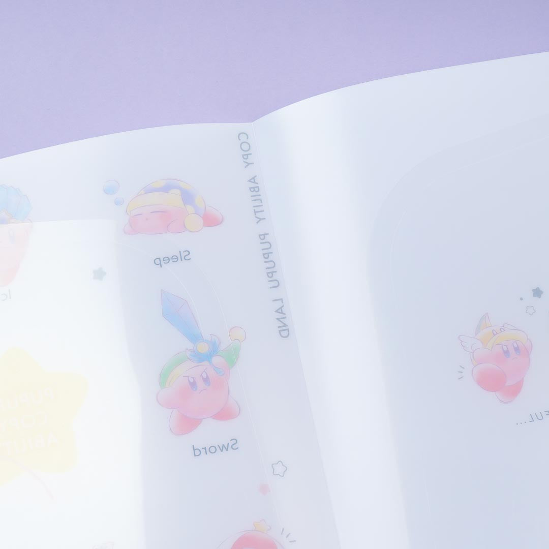 Kirby Costume Party Die-Cut Clear Index Folder