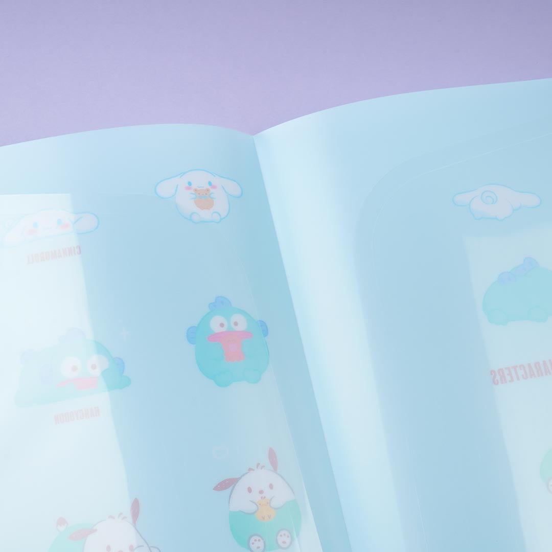 Sanrio Characters Chubby Boys Die-Cut Clear Index Folder