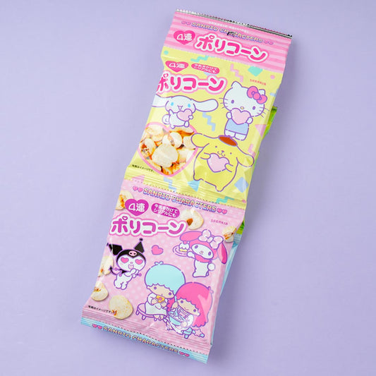 Sanrio Characters Sweet Popcorn Mini Pack Set - 4 pcs