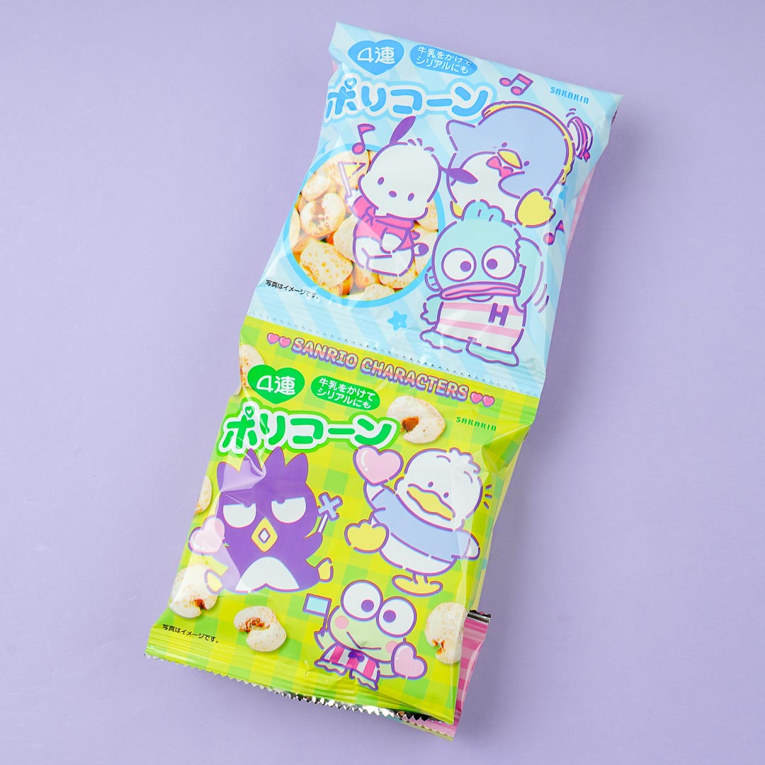 Sanrio Characters Sweet Popcorn Mini Pack Set - 4 pcs