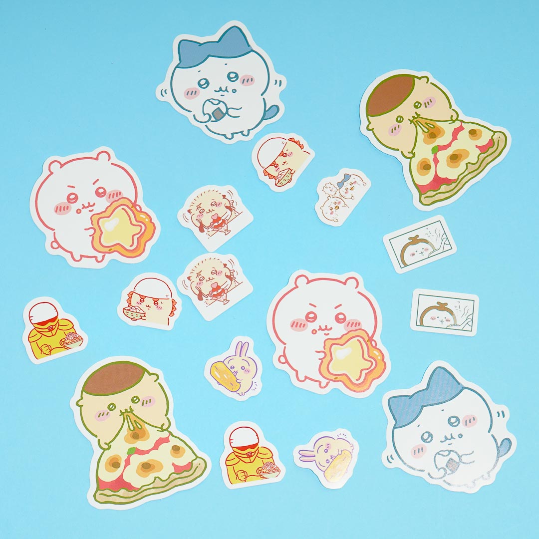 Chiikawa Mogumogu Pink Sticker Flakes