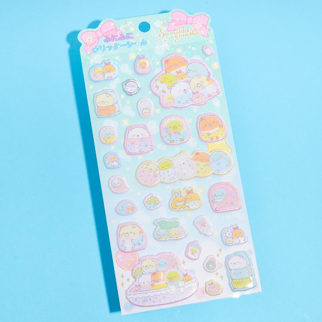Sumikko Gurashi Holographic Puffy Stickers - Yochi Yochi Baby