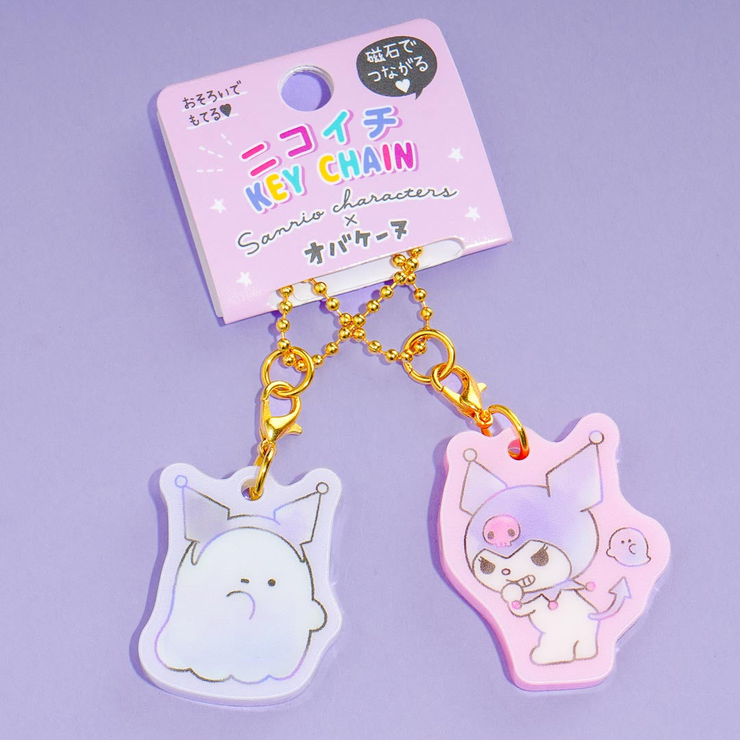 Kuromi & Obakenu Nikoichi Keychain