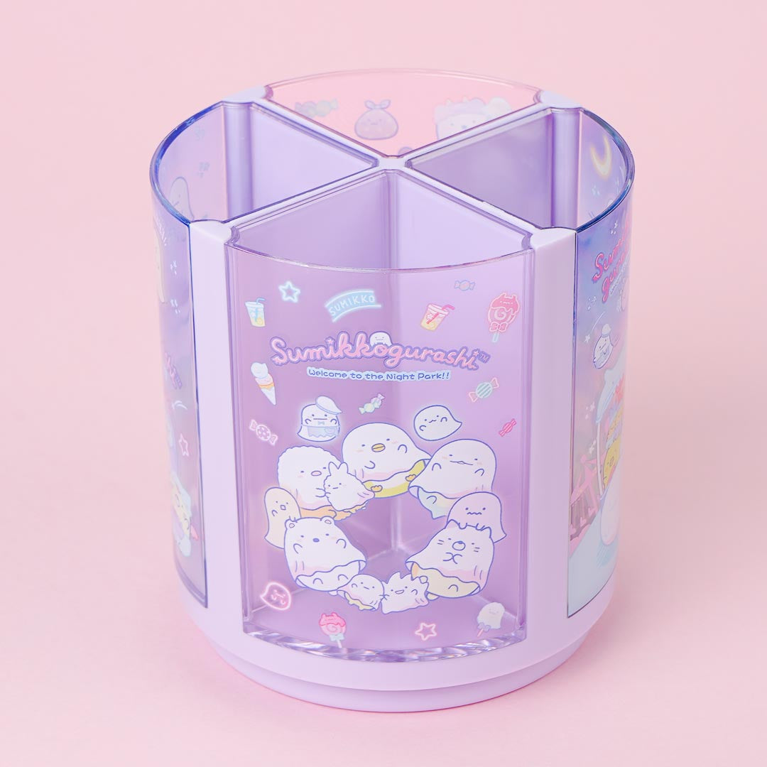 Sumikko Gurashi Night Park Bus Rotating Pen Stand