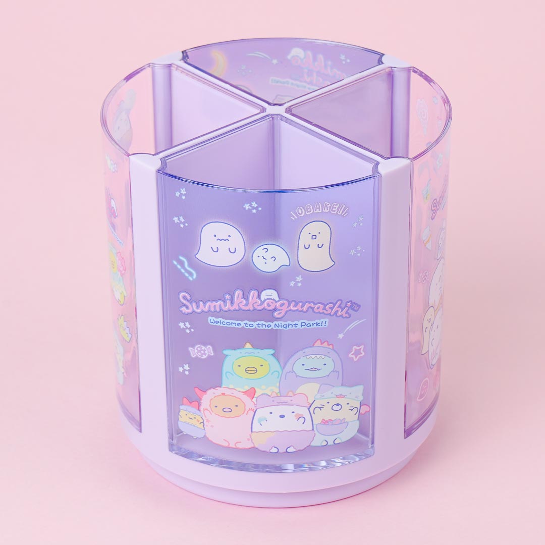 Sumikko Gurashi Night Park Bus Rotating Pen Stand