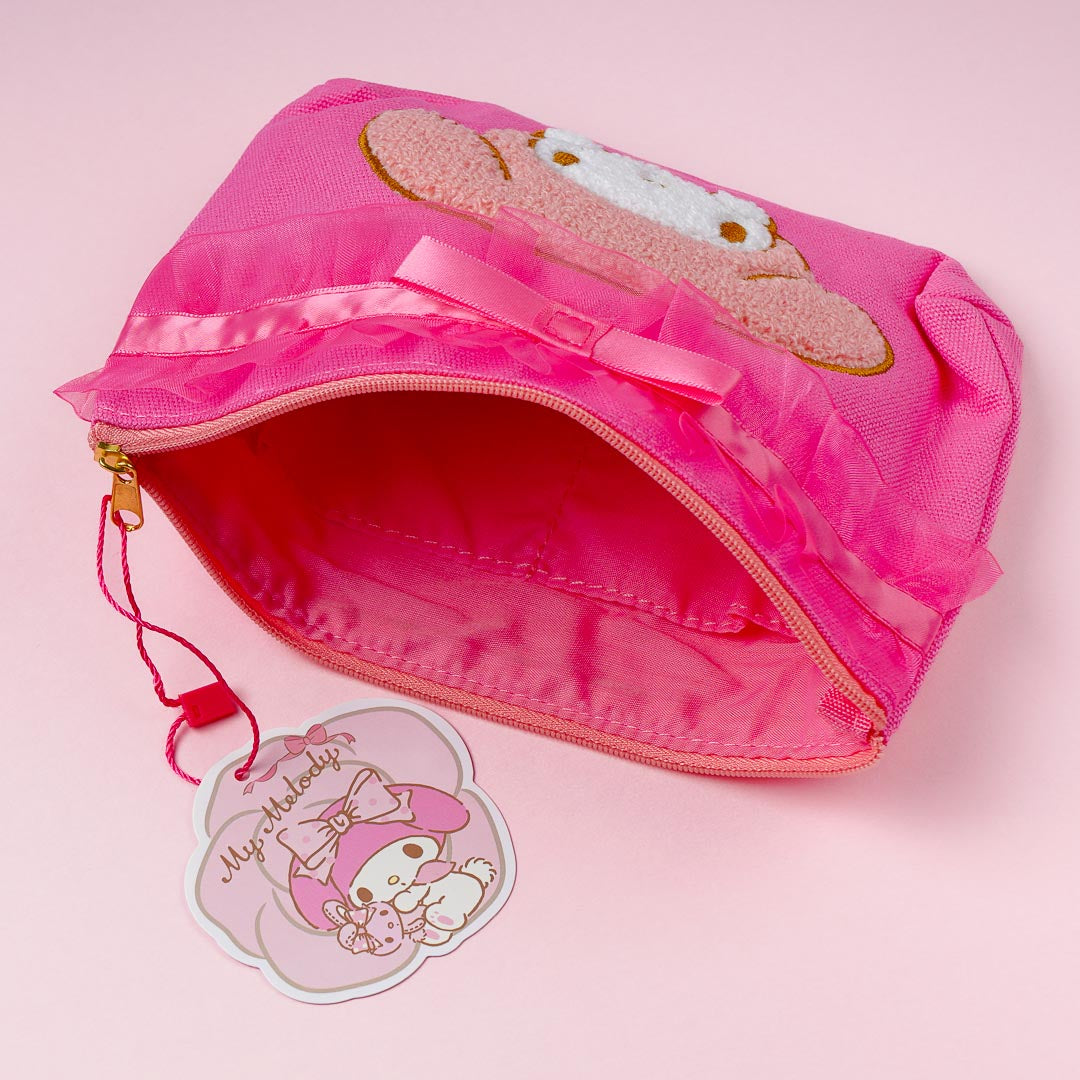 My Melody Embroidered Frill Pouch