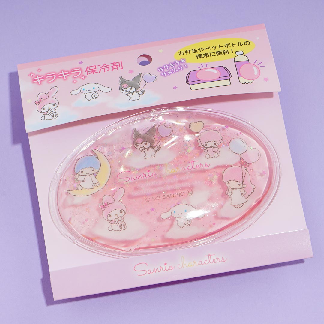 Sanrio Characters Heartful Glittery Cold Pad