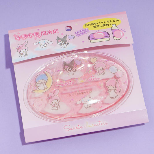 Sanrio Characters Heartful Glittery Cold Pad