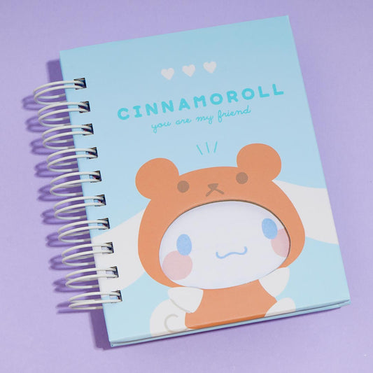 Cinnamoroll Bear Die-Cut Mini Spiral Notebook