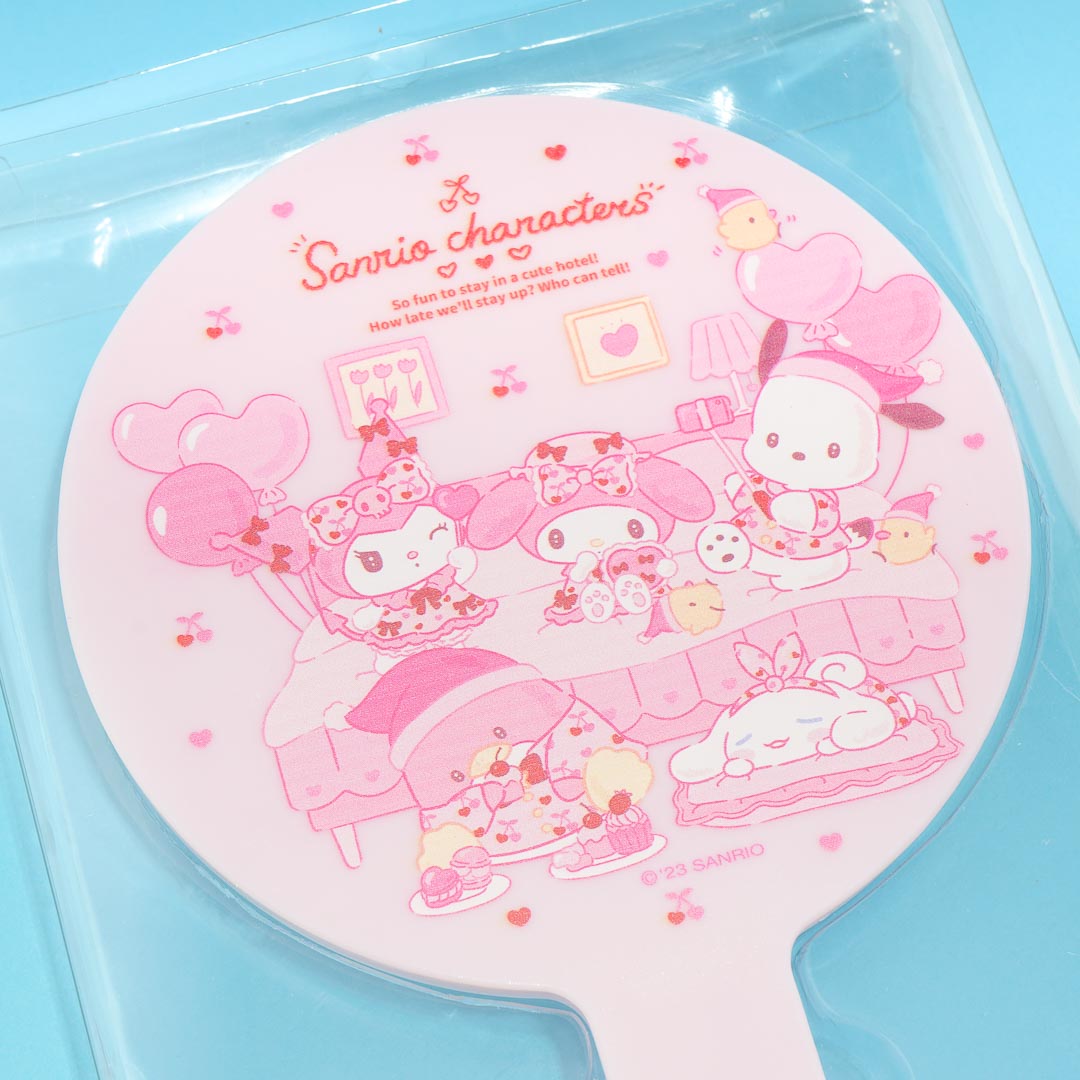 Sanrio Characters Heartful Hotel Handheld Mirror