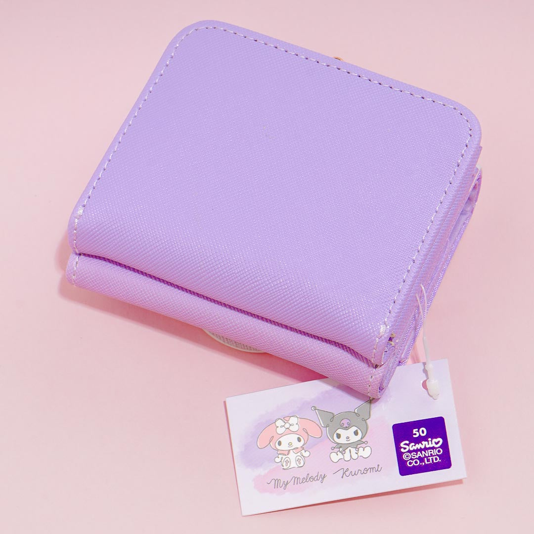 My Melody & Kuromi Flowery Trifold Wallet