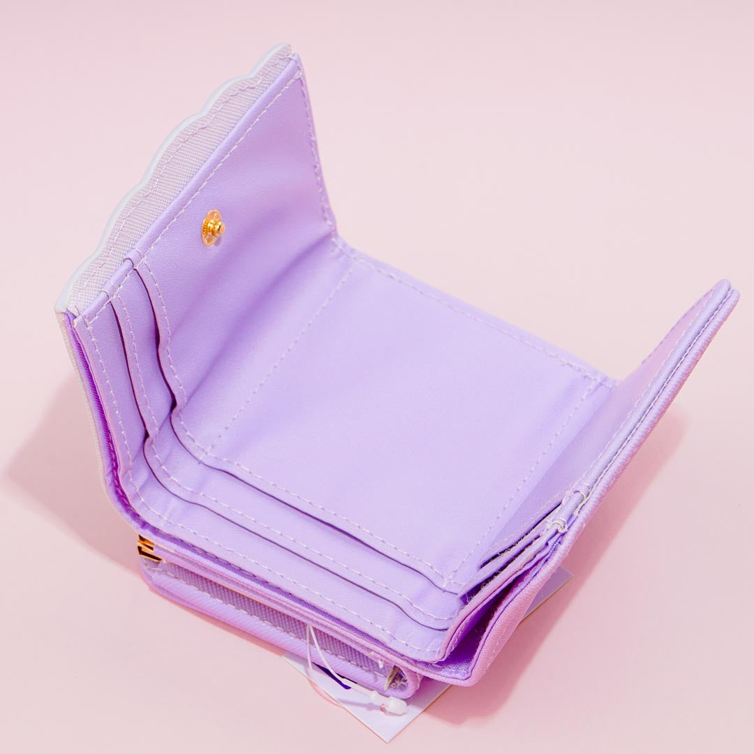 My Melody & Kuromi Flowery Trifold Wallet