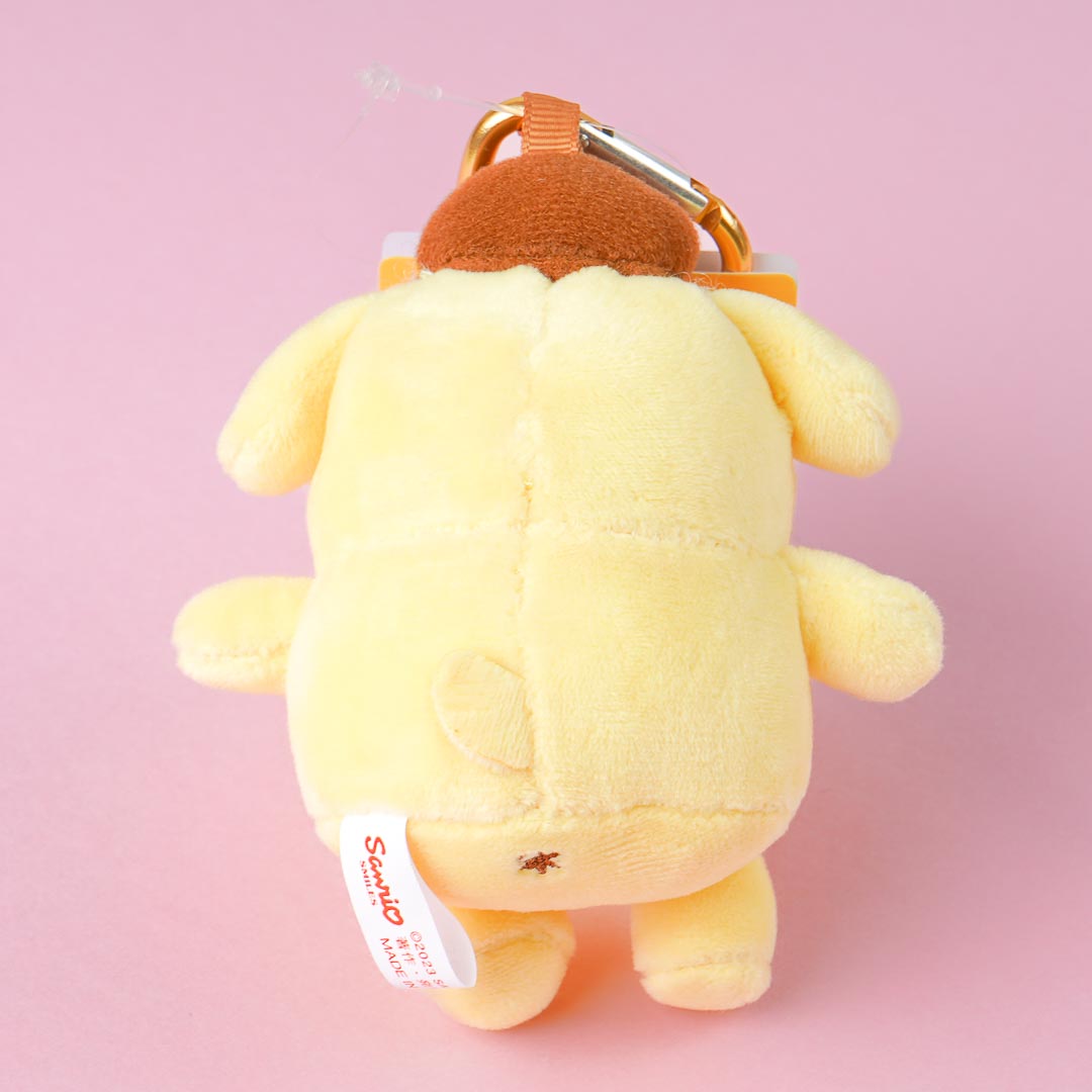 Pompompurin Plushie Charm With Heart Carabiner - Mini