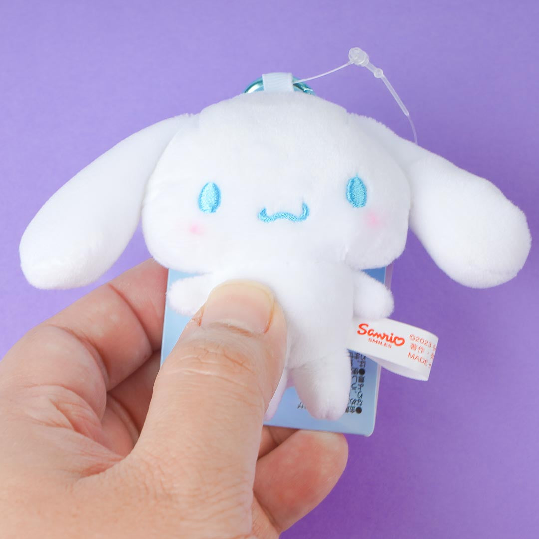 Cinnamoroll Plushie Charm With Heart Carabiner - Mini