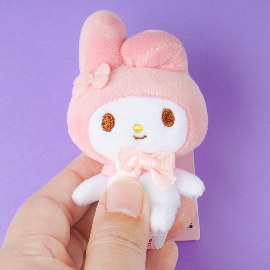My Melody Plushie Charm With Heart Carabiner - Mini