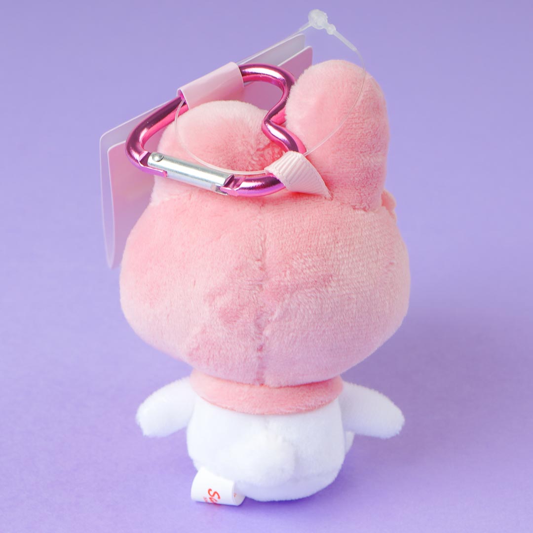 My Melody Plushie Charm With Heart Carabiner - Mini