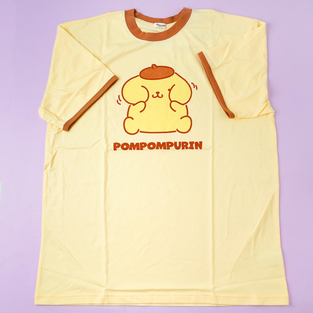 Pompompurin Fun Day Ringer T-Shirt