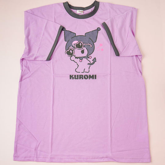 Kuromi Heart Sunglasses Ringer T-Shirt