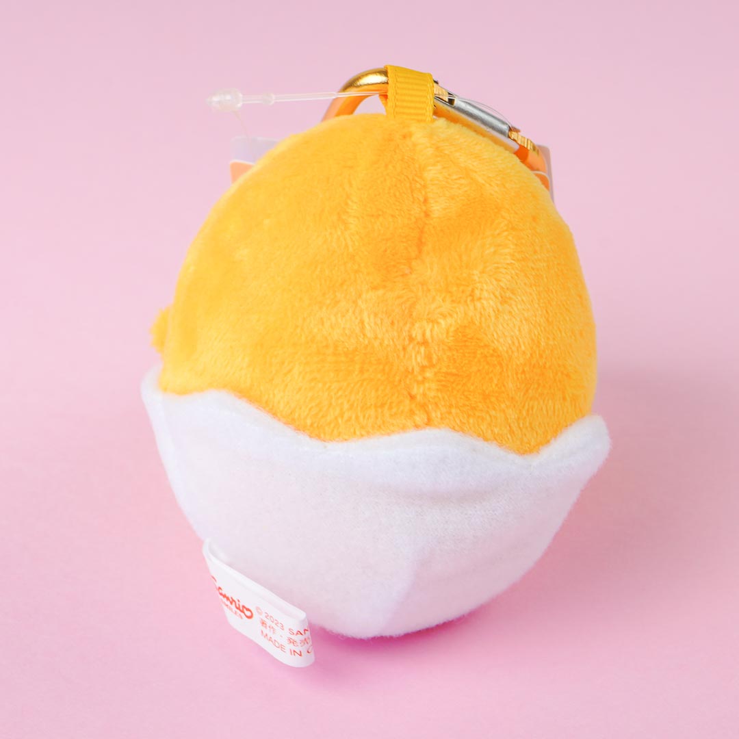 Gudetama Plushie Charm With Heart Carabiner - Mini