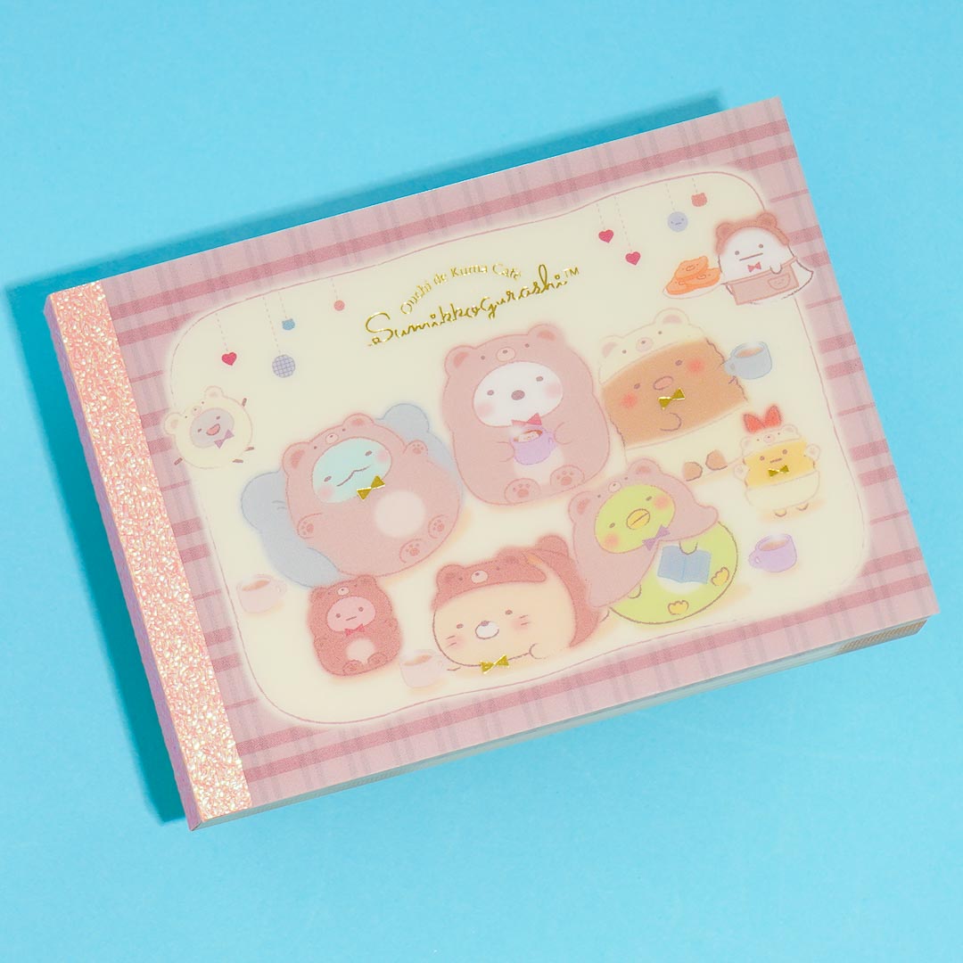 Sumikko Gurashi Ouchi De Kuma Cafe Mini Memo Pad Set