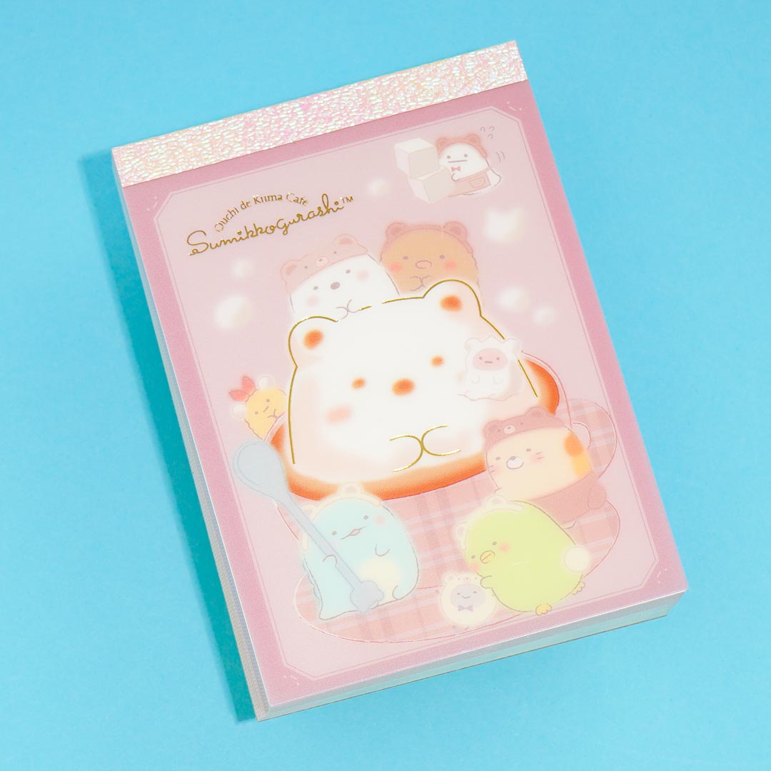 Sumikko Gurashi Ouchi De Kuma Cafe Mini Memo Pad Set