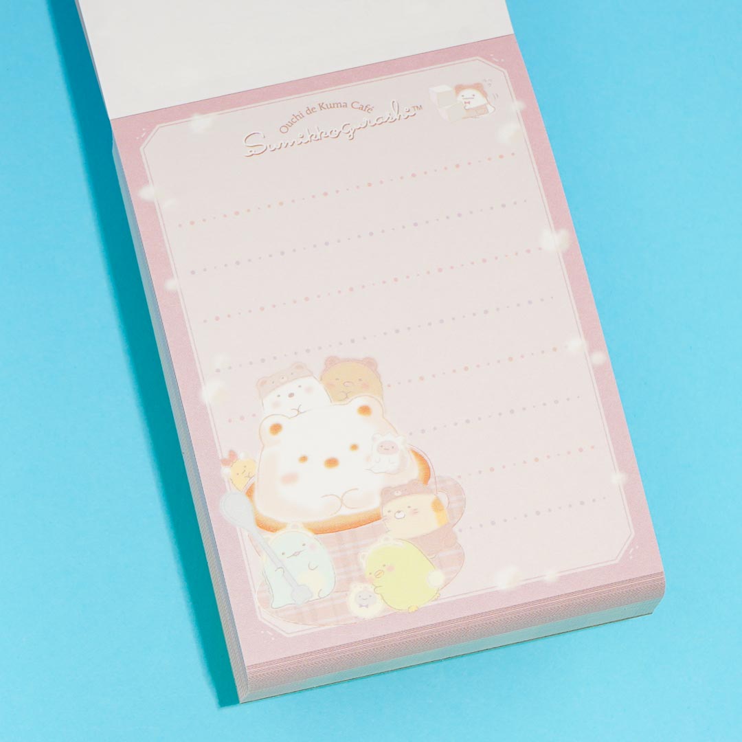 Sumikko Gurashi Ouchi De Kuma Cafe Mini Memo Pad Set