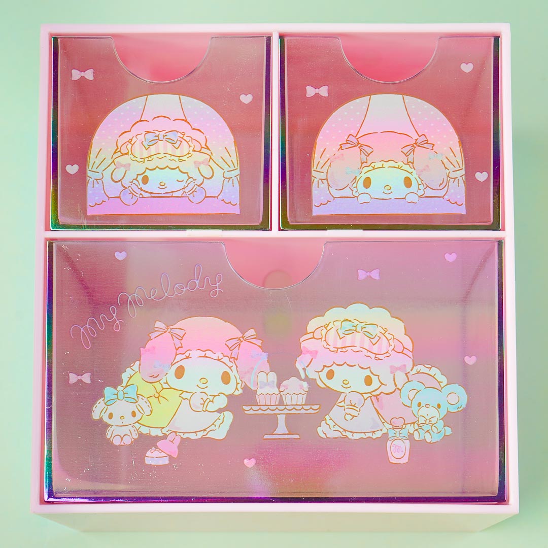 My Melody Sweet Rainbow 2-Tier Drawer Chest