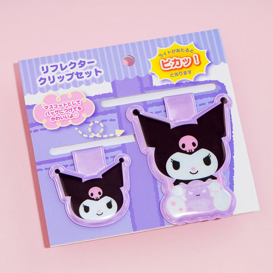 Kuromi Multi-Purpose Magnetic Reflector Clip Set