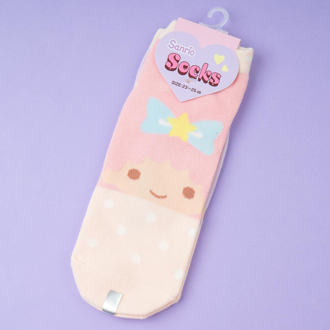 Little Twin Stars Polka Dot Ankle Socks