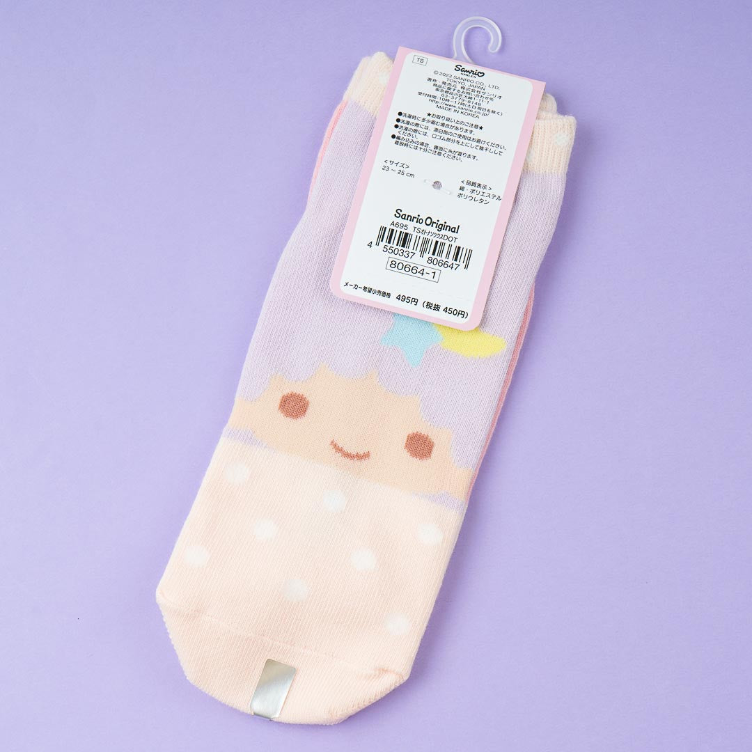 Little Twin Stars Polka Dot Ankle Socks