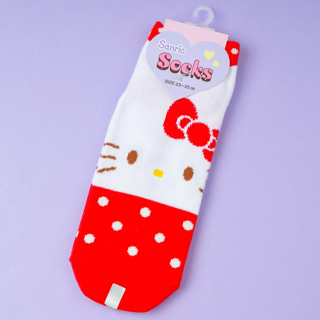 Hello Kitty Polka Dot Ankle Socks