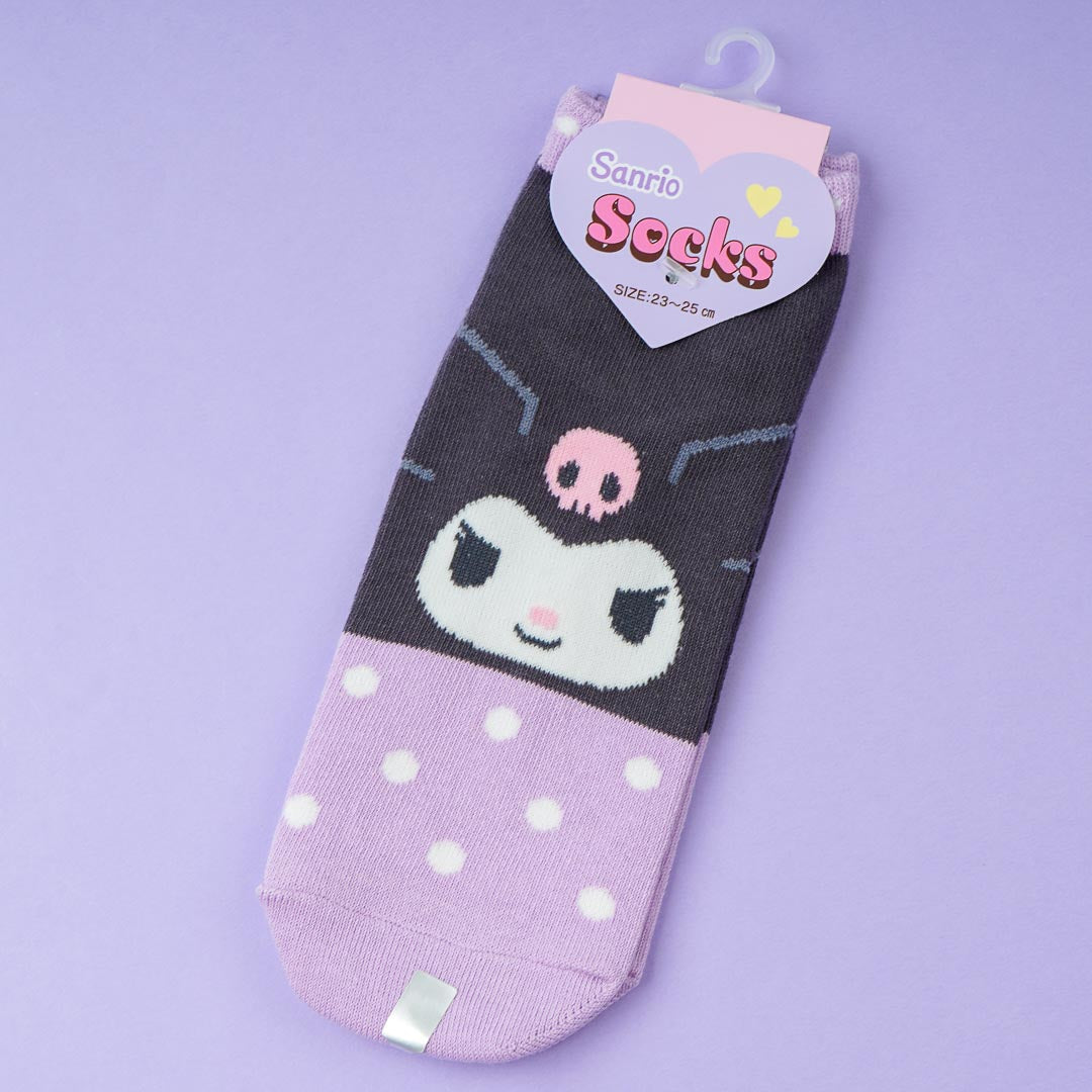 Kuromi Polka Dot Ankle Socks