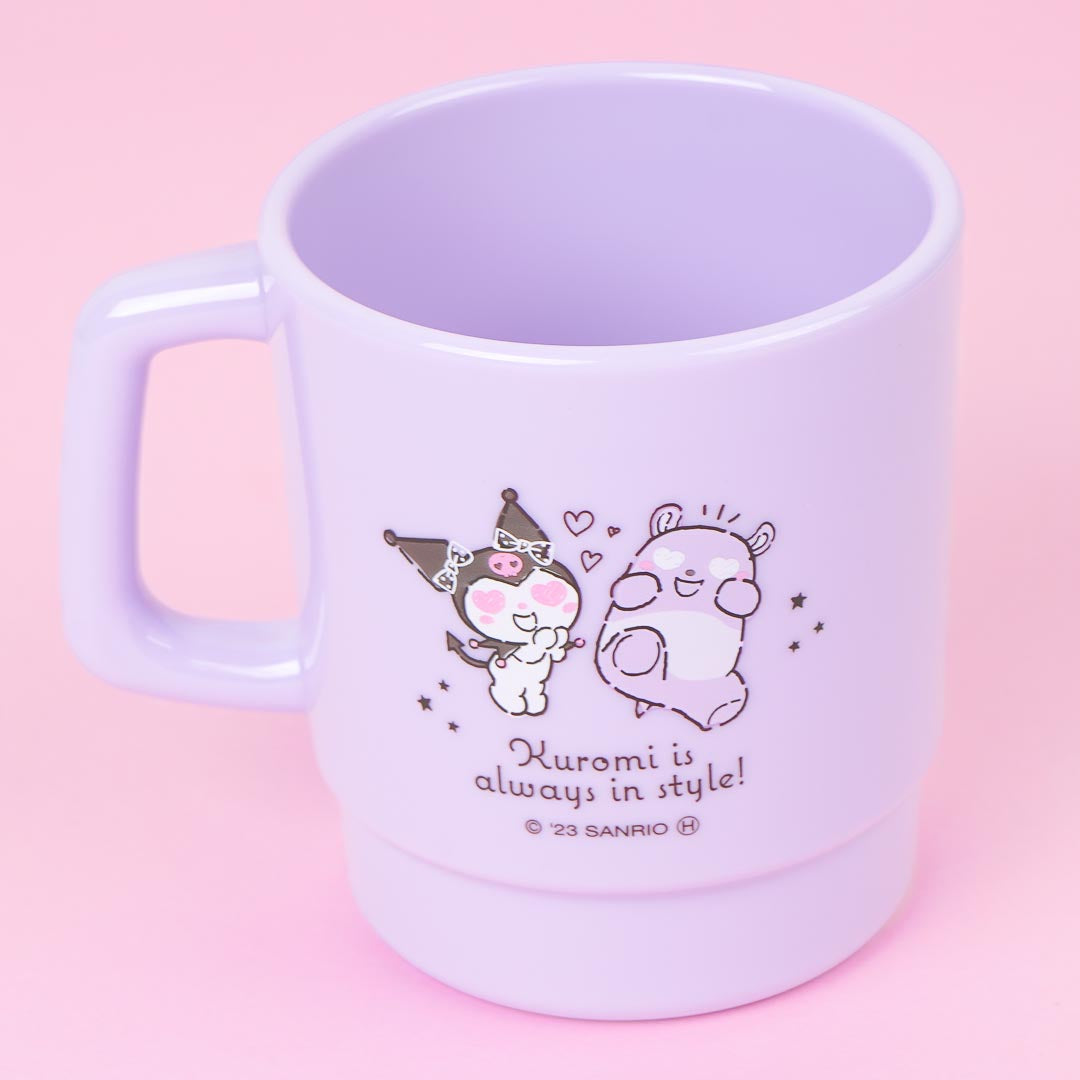 Kuromi & Baku Fun Friends Stackable Mug