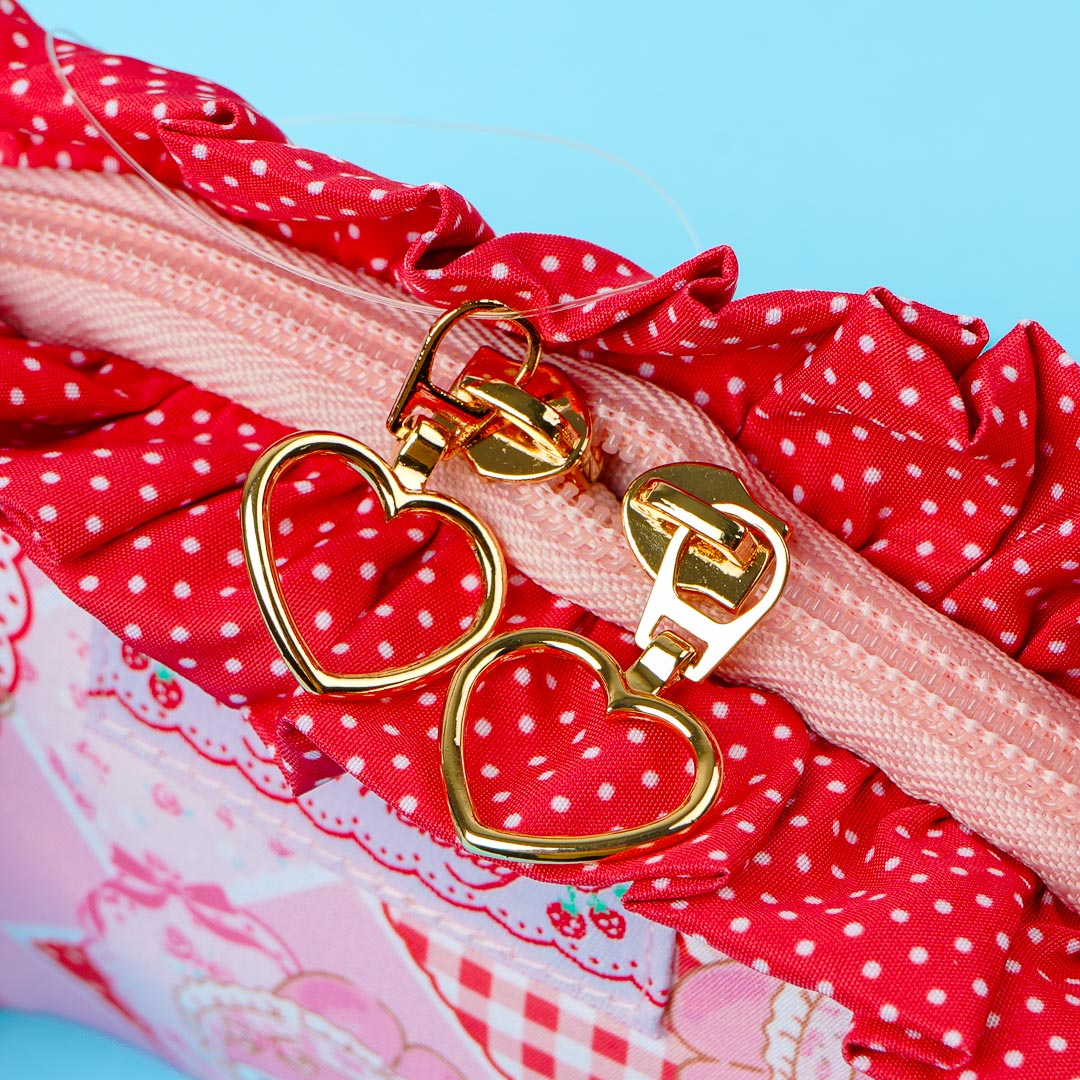 My Melody Prairie Frilly Oval Pouch