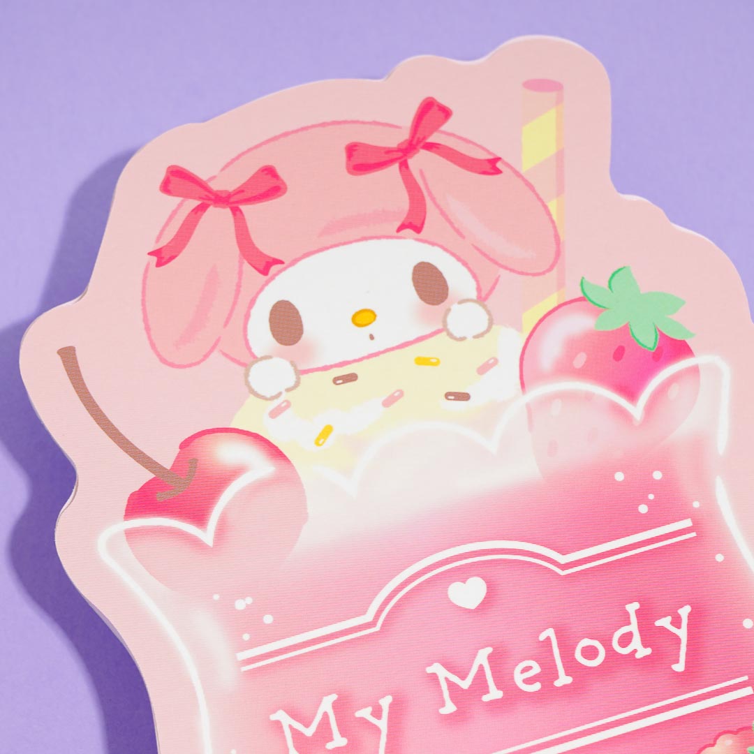 My Melody Cream Soda Die-Cut Memo Pad