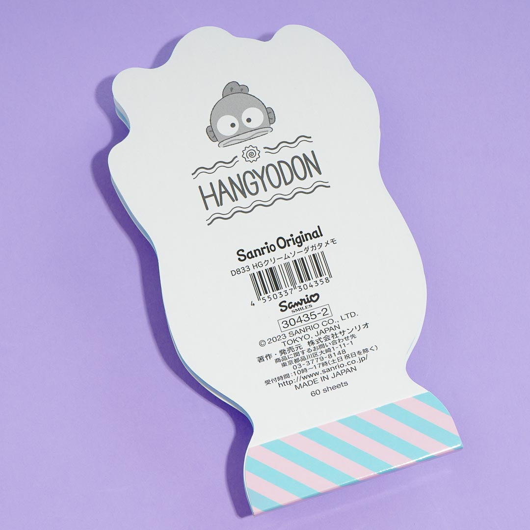 Hangyodon Cream Soda Die-Cut Memo Pad
