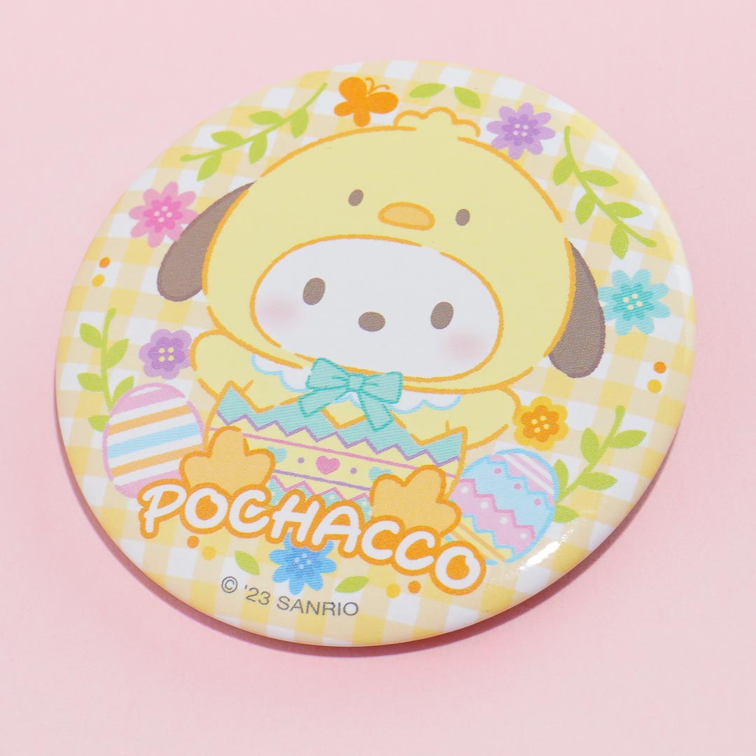Pochacco Easter Bunny 2-Way Charm With Badge