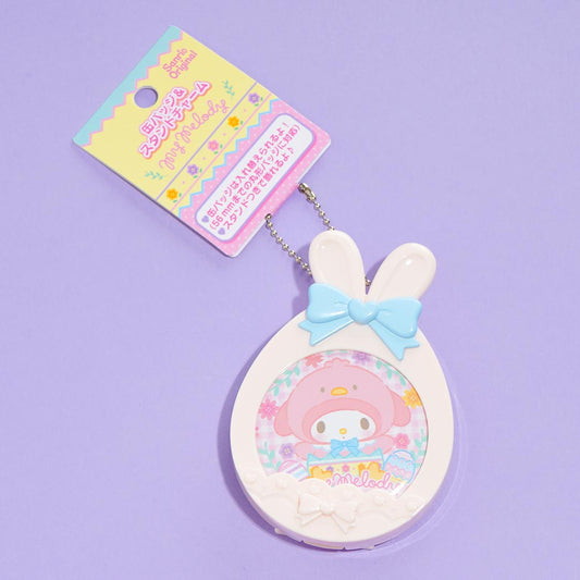 My Melody Easter Bunny 2-Way Charm With Badge