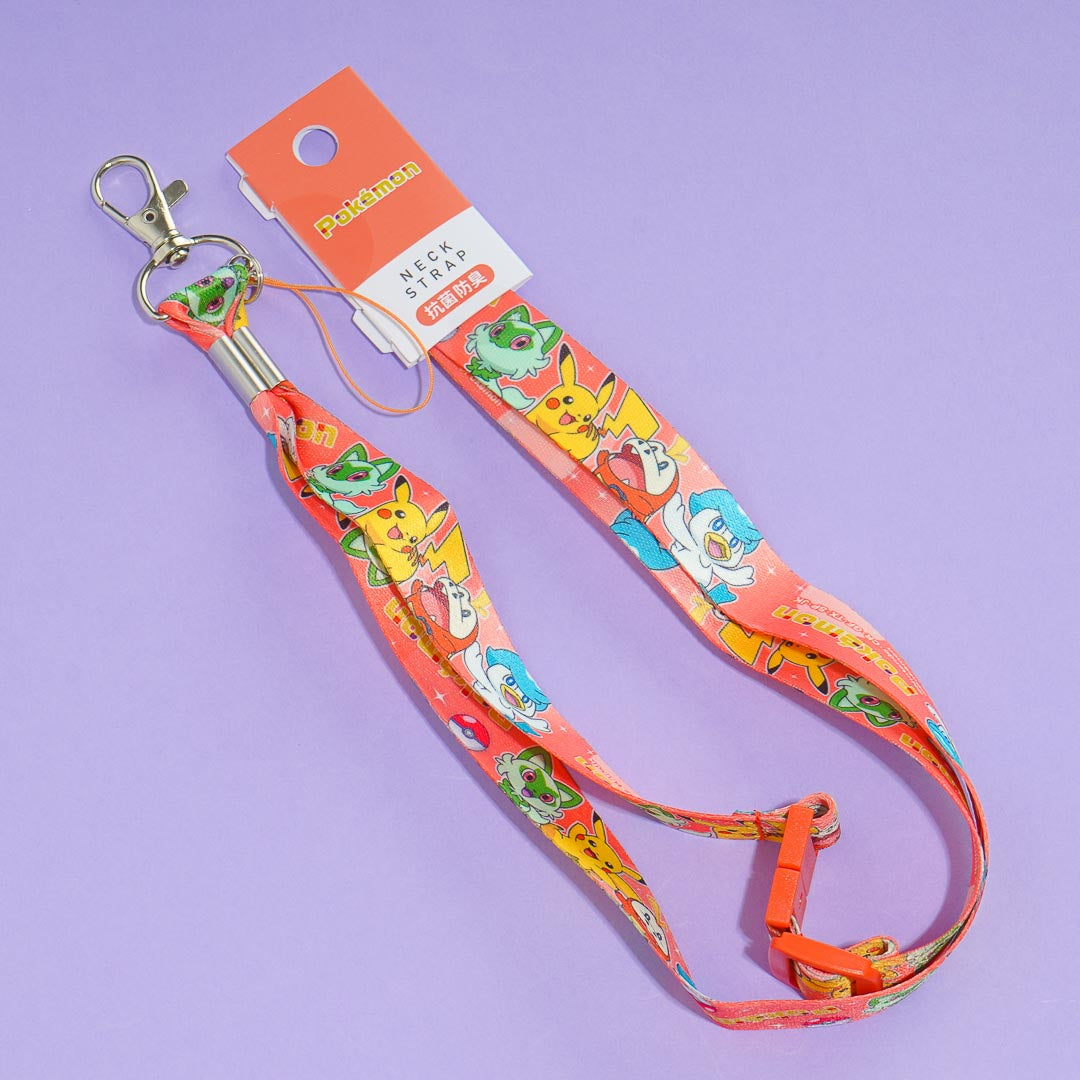 Pokemon Scarlet & Violet Starters Lanyard