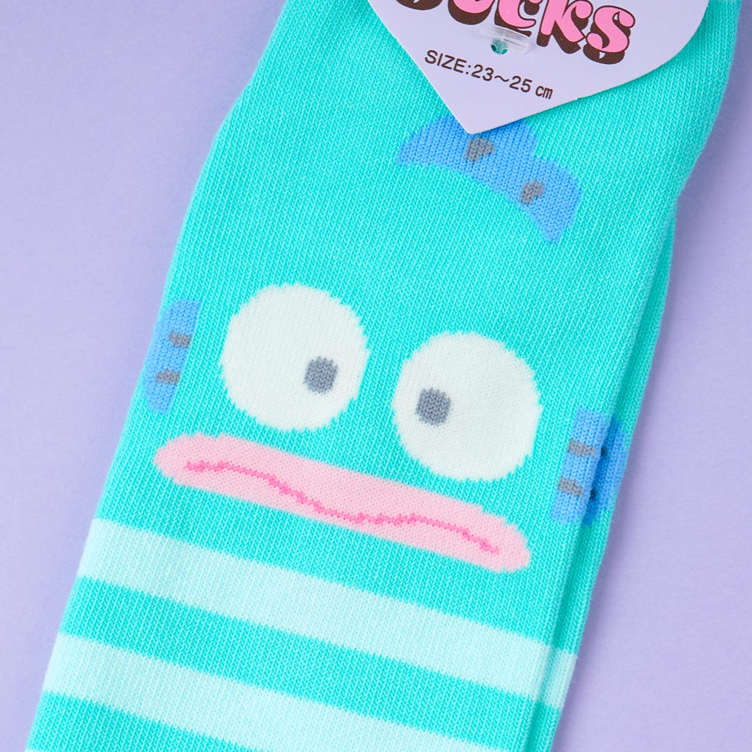 Hangyodon Peekaboo Striped Ankle Socks