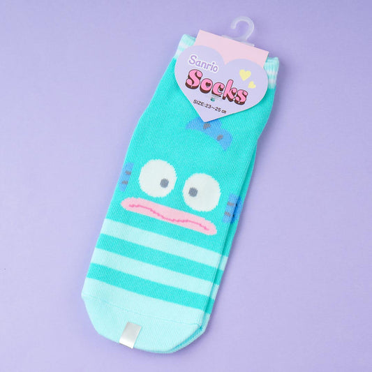 Hangyodon Peekaboo Striped Ankle Socks