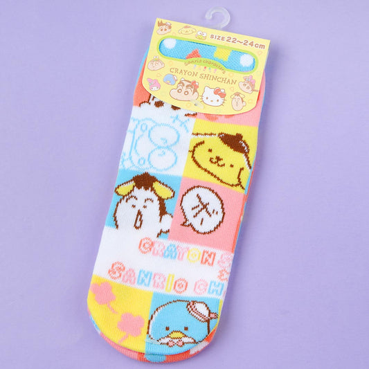 Sanrio Characters x Crayon Shin-Chan Socks