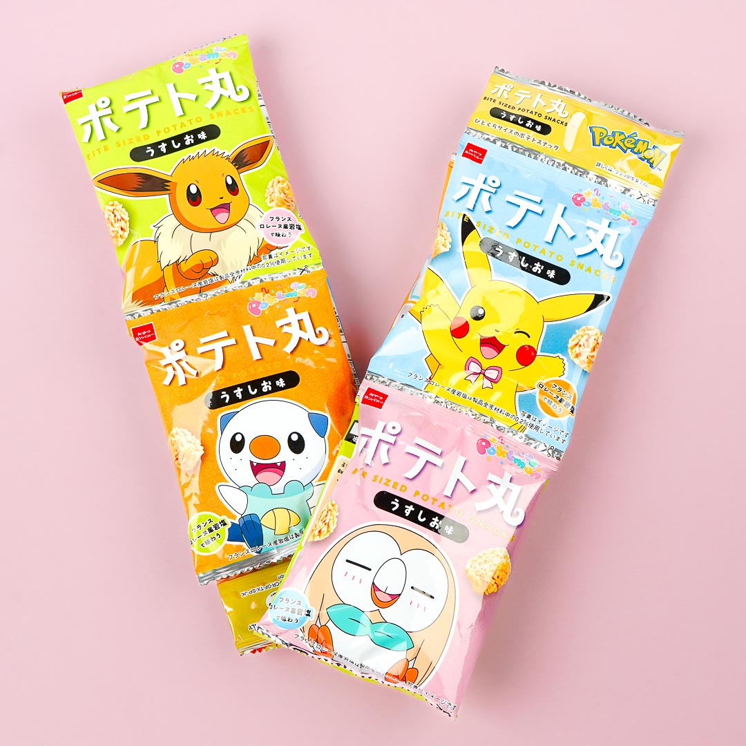 Pokemon Baby Star Potato Maru Snack Set - 4 pcs